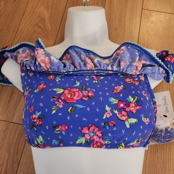 NWT Vera Bradley Bikini Top- Small - Picture 4 of 8
